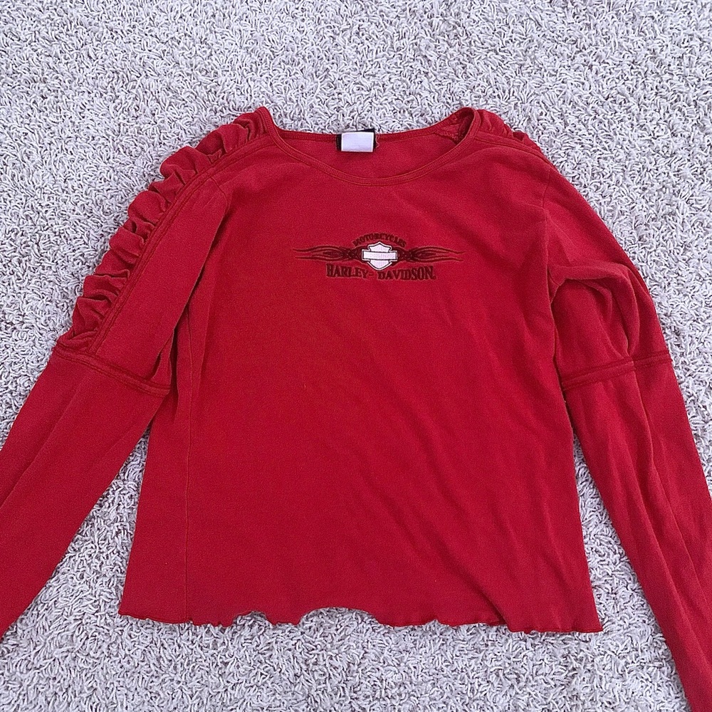 VINTAGE HARLEY DAVIDSON long sleeve shirt
